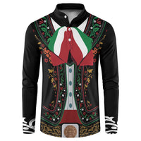 Mexico Cinco de Mayo Button Sweatshirt Charro Suit Style