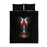 Mexico Cinco de Mayo Quilt Bed Set Charro Suit Style