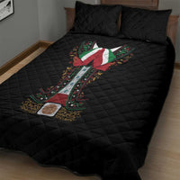 Mexico Cinco de Mayo Quilt Bed Set Charro Suit Style