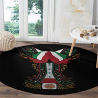 Mexico Cinco de Mayo Round Carpet Charro Suit Style