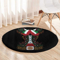 Mexico Cinco de Mayo Round Carpet Charro Suit Style