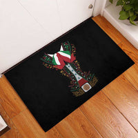 Mexico Cinco de Mayo Rubber Doormat Charro Suit Style