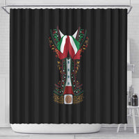 Mexico Cinco de Mayo Shower Curtain Charro Suit Style