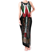 Mexico Cinco de Mayo Tank Maxi Dress Charro Suit Style