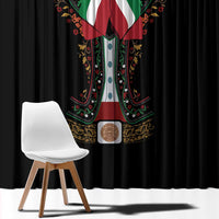 Mexico Cinco de Mayo Window Curtain Charro Suit Style