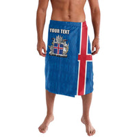 Personalized Iceland Coat of Arms Lavalava Runic Alphabet Viking Runes Pattern