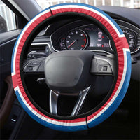 Iceland Coat of Arms Steering Wheel Cover Runic Alphabet Viking Runes Pattern