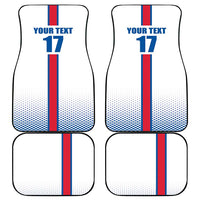 Custom Iceland Football Car Mats White with Flag Style