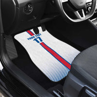 Custom Iceland Football Car Mats White with Flag Style