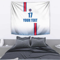 Custom Iceland Football Tapestry White with Flag Style