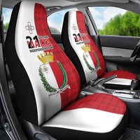 Malta Independence Day Car Seat Cover Flag Style with Coat of Arms
