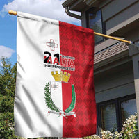 Malta Independence Day Garden Flag Flag Style with Coat of Arms