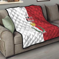 Malta Independence Day Quilt Flag Style with Coat of Arms