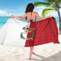 Malta Independence Day Sarong Flag Style with Coat of Arms