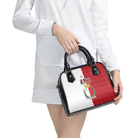 Malta Independence Day Shoulder Handbag Flag Style with Coat of Arms