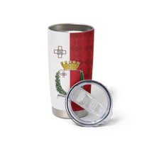 Malta Independence Day Tumbler Cup Flag Style with Coat of Arms