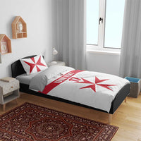Custom Malta Rugby Bedding Set Maltese Cross