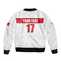 Custom Malta Rugby Bomber Jacket Maltese Cross