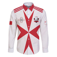 Custom Malta Rugby Family Matching Puletasi and Hawaiian Shirt Maltese Cross