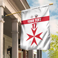 Custom Malta Rugby Garden Flag Maltese Cross