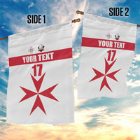 Custom Malta Rugby Garden Flag Maltese Cross