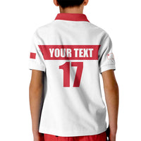 Custom Malta Rugby Kid Polo Shirt Maltese Cross