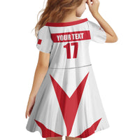 Custom Malta Rugby Kid Short Sleeve Dress Maltese Cross
