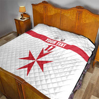 Custom Malta Rugby Quilt Maltese Cross