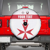 Custom Malta Rugby Spare Tire Cover Maltese Cross