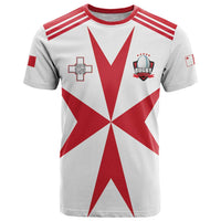 Custom Malta Rugby T Shirt Maltese Cross