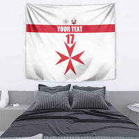 Custom Malta Rugby Tapestry Maltese Cross