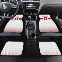 Custom Latvia Ice Hockey Champions Car Mats Come on Latvija White style