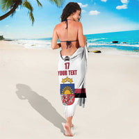 Custom Latvia Ice Hockey Champions Sarong Come on Latvija White style