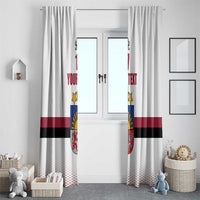 Custom Latvia Ice Hockey Champions Window Curtain Come on Latvija White style