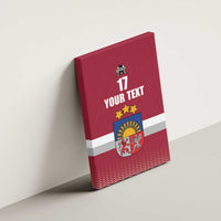 Custom Latvia Ice Hockey Champions Canvas Wall Art Come on Latvija Red style