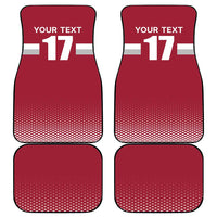Custom Latvia Ice Hockey Champions Car Mats Come on Latvija Red style