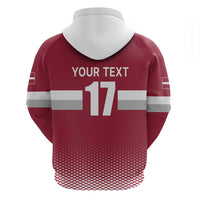 Custom Latvia Ice Hockey Champions Hoodie Come on Latvija Red style