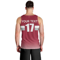 Custom Latvia Ice Hockey Champions Men Tank Top Come on Latvija Red style