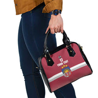 Custom Latvia Ice Hockey Champions Shoulder Handbag Come on Latvija Red style