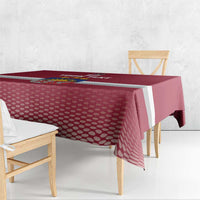 Custom Latvia Ice Hockey Champions Tablecloth Come on Latvija Red style