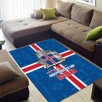 Iceland Icelandic National Day Area Rug Happy 81th Anniversary