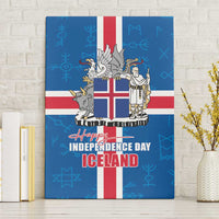 Iceland Icelandic National Day Canvas Wall Art Happy 81th Anniversary