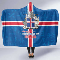 Iceland Icelandic National Day Hooded Blanket Happy 81th Anniversary
