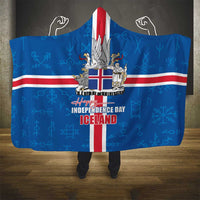 Iceland Icelandic National Day Hooded Blanket Happy 81th Anniversary