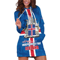 Iceland Icelandic National Day Hoodie Dress Happy 81th Anniversary