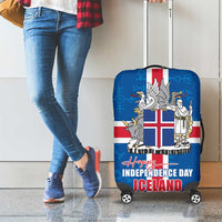 Iceland Icelandic National Day Luggage Cover Happy 81th Anniversary