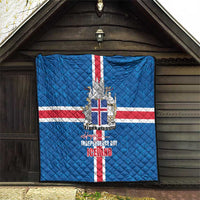 Iceland Icelandic National Day Quilt Happy 81th Anniversary