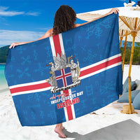 Iceland Icelandic National Day Sarong Happy 81th Anniversary