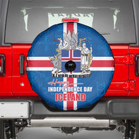 Iceland Icelandic National Day Spare Tire Cover Happy 81th Anniversary