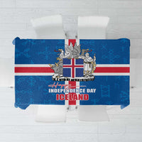 Iceland Icelandic National Day Tablecloth Happy 81th Anniversary